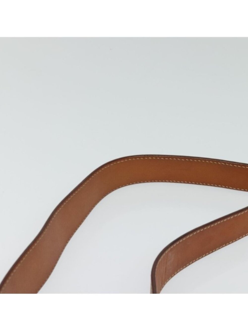 Authentic CELINE Macadam Canvas Shoulder Bag PVC Leather Brown Gold - Picture 13 of 16